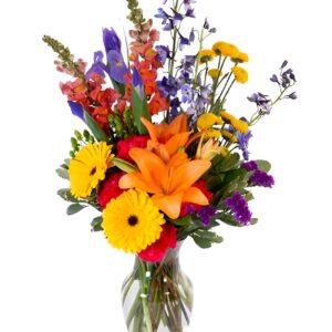 vibrant meadow bouquet