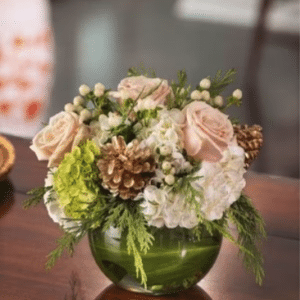 cool blush bouquet