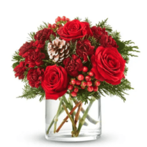 holiday hugs bouquet