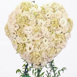 Elegant White Full Heart